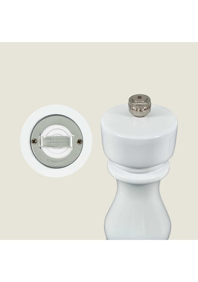 Cole & Mason H233095 London Parlak Beyaz Tuz Ve Biber Değirmenleri 180mm Çok Renkli
