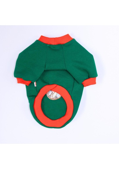 Yeşil Tigger Grove Köpek Sweatshirt Köpek Sweat Köpek Kıyafeti Kedi Kıyafeti