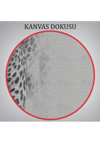 Es10 BOXING065 Leopar Dekoratif Kanvas Tablo 1154 (50 x 70)