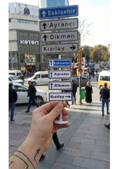 Ankara Kızılay Tabelası