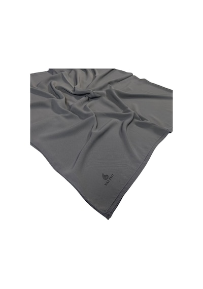 Mim Eşarp Mısırlı Eşarpları Medine Ipeği Büyük Boy Eşarp 140x140 Cm Gri