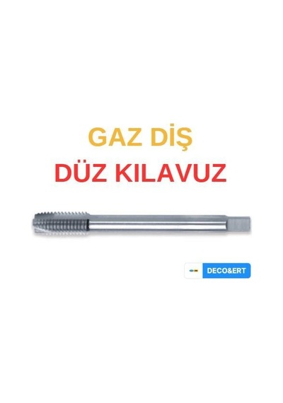Ert Gaz Diş Düz Makine Kılavuzu - G 1/8