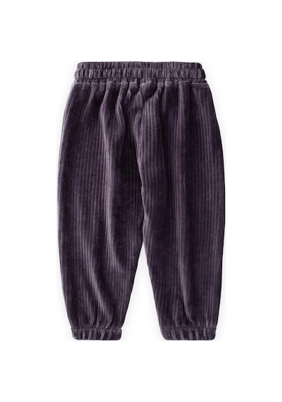 Cigit Fitilli Kadife Jogger Pantolon 1-10 Yaş Füme Füme
