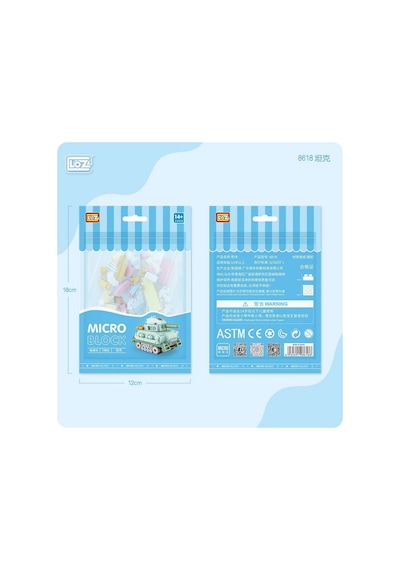 Lz8618 Loz Blok Oyuncak Mini Poşet -life