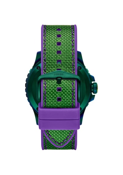 Fossil Fle1246set Marvel X Fossil Limited-edition Incredible Hulk Erkek Kol Saati Ve Yaka İğnesi Seti Yeşil