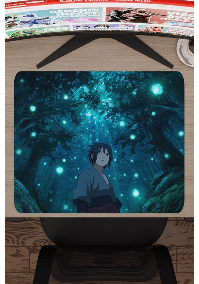 Naruto Sasuke Anime V5 - 48x40 Xl Gaming Kauçuk Kaymaz Taban Mouse Pad Fare Altlığı