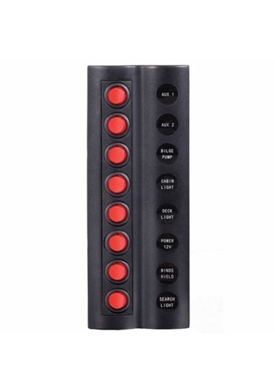 8'li Swıtch Panel Tekne, Yat Ve Karavan