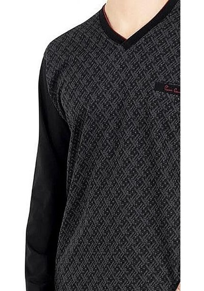 Pierre Cardin 6023 Erkek Jakarlı Pijama Takımı 001