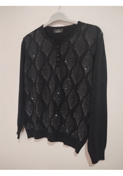 Anne Moda Ankara Üstün Kalite, Standart Beden, Kapri Kollu, Pamuk-akrilik Karışımı, Şık, Triko Kazak/bluz Siyah Anne Moda Ankara Üstün Kalite, Standart Beden, Kapri Kollu, Pamuk-akrilik Karışımı, Şık, Triko Kazak/bluz Siyah