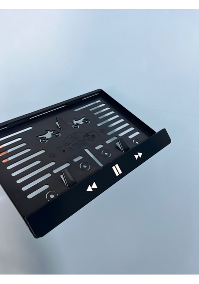Play Pause Pleksi Motor Plakalığı
