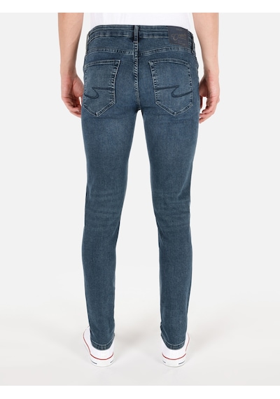 Colin's Colins 041 Danny Dar Kesim Düşük Bel Dar Paça Mavi Erkek Pantolon Cl1071331 Denim