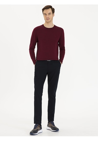 Cacharel Erkek Bordo Kazak /triko 50230646-vr014 Kırmızı