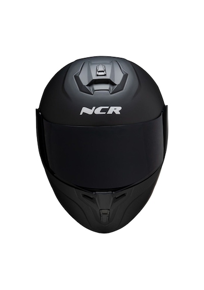 Ncr Rapid Siyah Vizörlü Ece Belgeli Kapalı Motosiklet Kaskı Mat Siyah