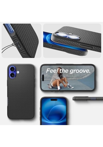 Apple İphone 16 İle Uyumlu İnce Kılıf Liquid Air Hava Kanalı Teknolojisi Askeri Sınıf Koruma Matte Black Dokulu Yüzey Kapak - Acs08194 İphone 16 İle Uyumlu 50 x 22 Apple İphone 16 İle Uyumlu İnce Kılıf Liquid Air Hava Kanalı Teknolojisi Askeri Sınıf Koruma Matte Black Dokulu Yüzey Kapak - Acs08194 İphone 16 İle Uyumlu 50 x 22