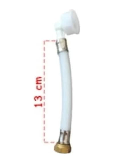 Visam Gömme Rezervuar Flex Hortum 3/8-1/2 13 Cm Beyaz