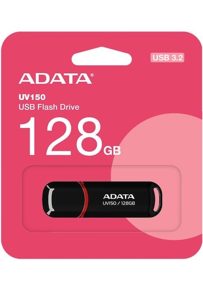 Adata Uv150-128gb Usb3.2 Gen1 Black Flash Bellek
