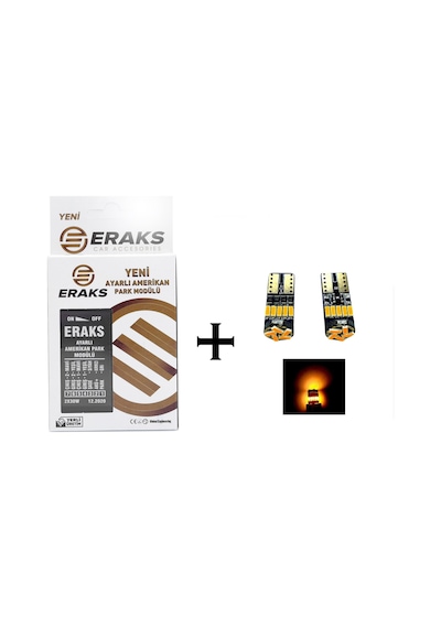 Eraks Ayarlı Amerikan Park Modülü Ve T10 Turuncu Led N11.36892