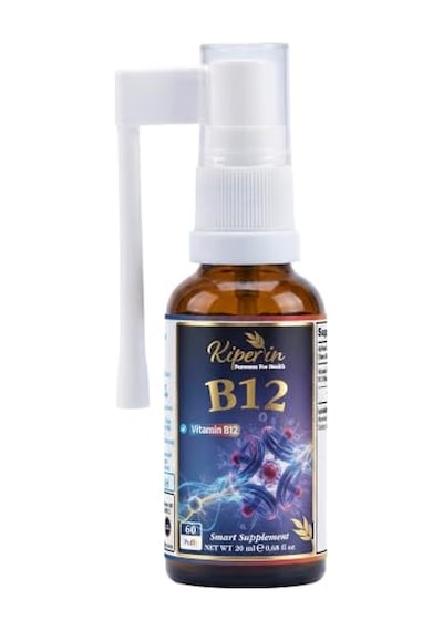 B12 Vitamini Dilaltı Sprey 1500 Mcg Yüksek Emilim 20 Ml