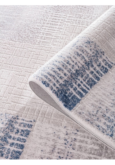 Jusco Halı Nora 4431c Mavi Çok Renkli