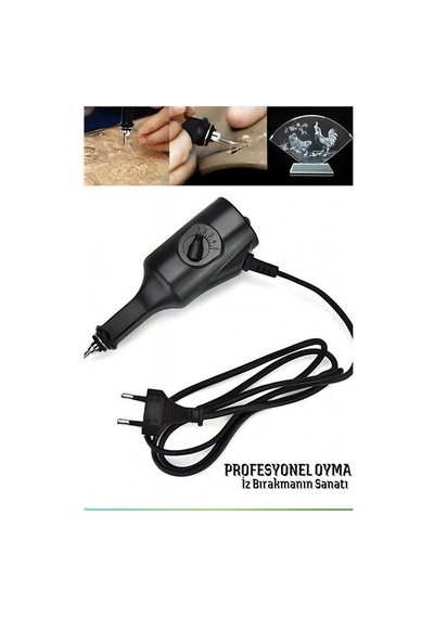 Mey İthalat Elektrikli Gravür Kalemi Metal, Cam, Ahşap İçin Profesyonel Oyma Aleti 722490