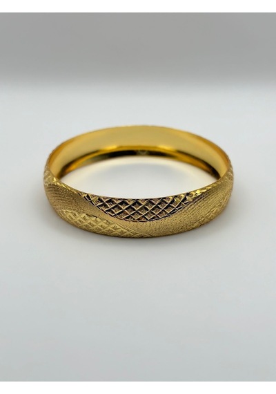 Arnes Jewelry Çelik Altın Kaplama Bilezik Ar509nes Gold