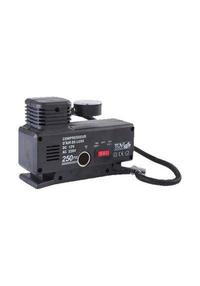 220 Volt12 Volt 250 Psi Psi Kompresör Lastik Hava Şişirme Oto Pompası Fişli Çakmaklıklı