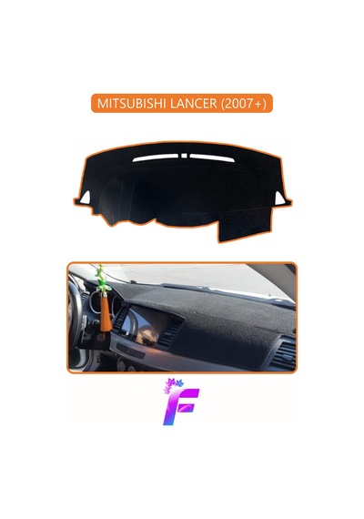 Mıtsubıshı Lancer 2007+ Araca Özel Torpido Örtüsü Kolay Montaj Güneşten Korur Koruma H52