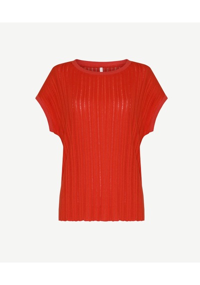 Yargıcı Regular Bisiklet Yaka Kısa Kol T-shirt 26ykts9024x 043 Kırmızı