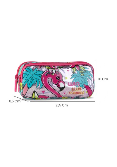 Wia Flamingo Kız Çocuk Kalemlik Turkuaz-pembe