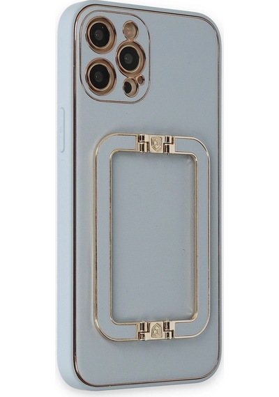 Newface - 274 - İphone 12 Pro Kılıf Coco Elit Kapak - Edntrend - - Turkuaz