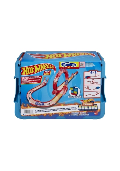 Hot Wheels Track Builder Alev Temalı Akrobasi Seti - HMC04