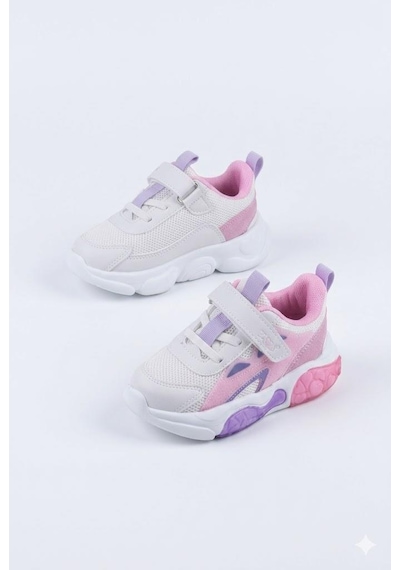 Fort Rory Cool Anatomik Rahat Sneaker Kız Çocuk Ayakkabı Beyaz-pudra