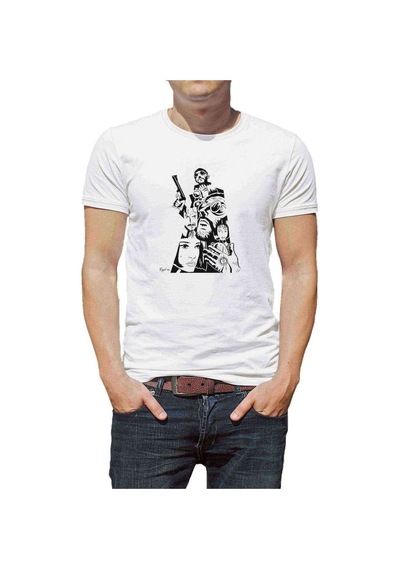 Leon & Mathilda The Professional Sevginin Baskılı Beyaz Erkek Ts (530995375)