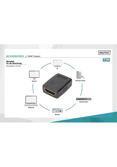 Digitus Ak-330500-000-s Hdmı A 19p Dişihdmı A-187726