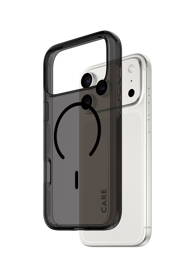 Care By Panzerglass Flagship Apple Uyumlu iPhone 17 Pro Max Urban Explorer Smokey Siyah Magsafe Kılıf