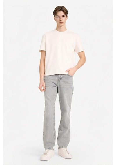 Defacto Straight Fit Jean Pantolon E9102ax26spnm18 Gri-nm18