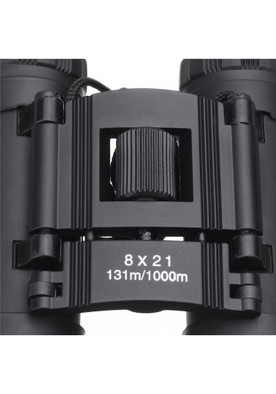 Nikula 8x21 Av Dürbünü - 131m/1000m - Kauçuk Kaplama Siyah