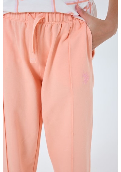 U.s. Polo Assn. Kız Çocuk Turuncu Pijama Takım 5274-49882 Turuncu