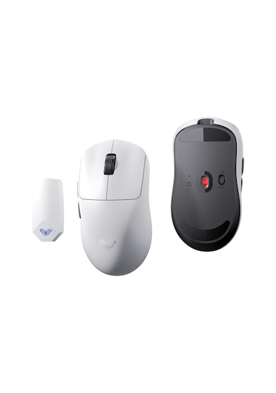 Sc800 Lightweight Paw3395 Sensor 26000 Dpı 8000hz Kablolu Ve Kablosuz Gaming Oyuncu Mouse Beyaz