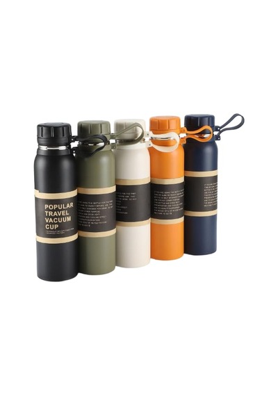 Çelik İçli Termos 850 Ml Turuncu Skm004 01
