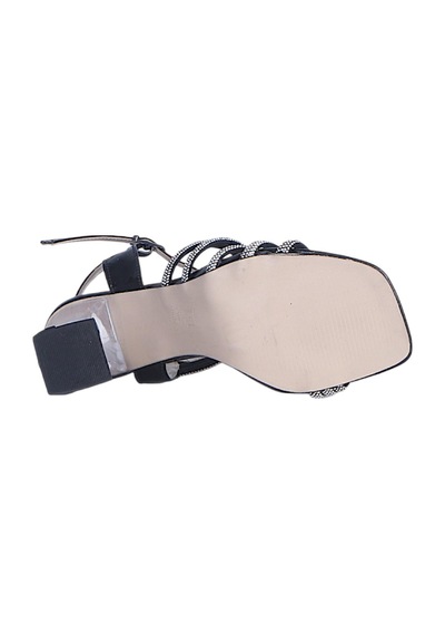 Ayakcenter Byn Ayışığı By18 Siyah Kadın 8cm Topuklu Sandalet Sıyah