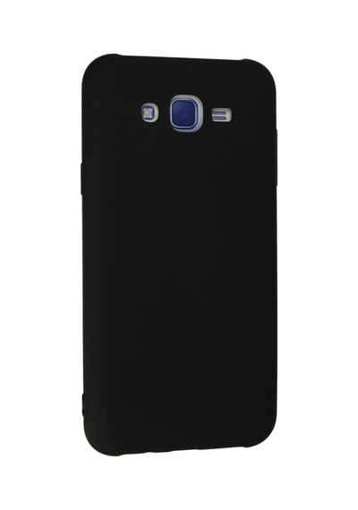 Samsung Galaxy Uyumlu , J7 Kılıf Nano İçi Kadife Silikon - Siyah