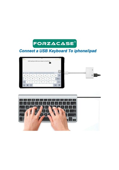 Lightning To Typec Usb 3.0 Bağlantı Şarj Ve Kamera Adaptörü-fc489