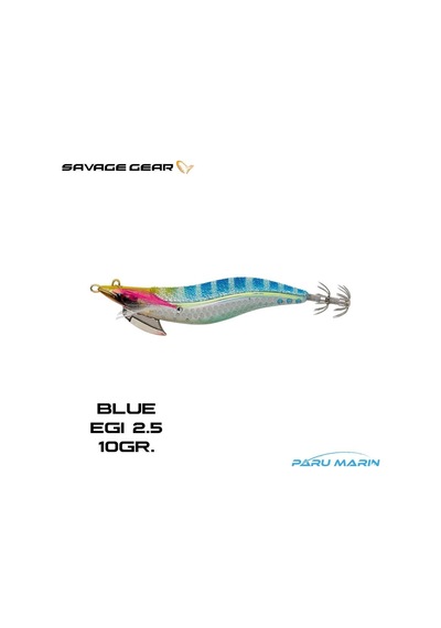 Savage Gear Squid Beat Egi Blue #2.5 10gr.