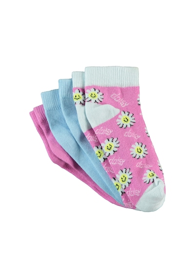 Civil Girls Kız Çocuk 3'lü Patik Çorap Set 2-12 Yaş Mavi D4e07501824s1