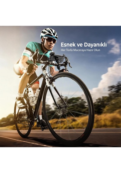 Bph02 360 Derece Ayarlanabilen Gidon Bağlantılı Bisiklet Motosiklet İçin Abs 4-7.8" İnç Telefon Tutucu Diğer