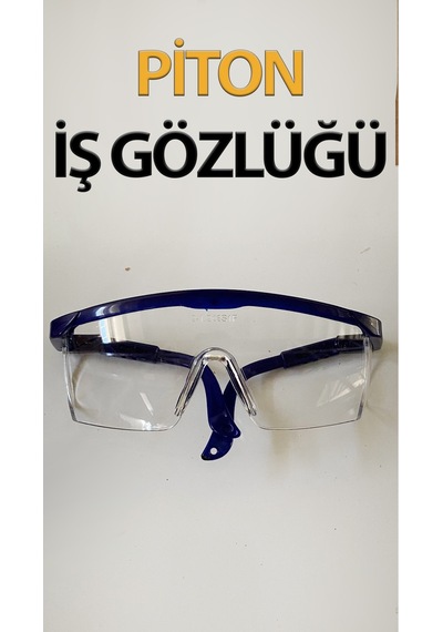 İş Güvenliği Gözlüğü Koruyucu Gözlük Şeffaf