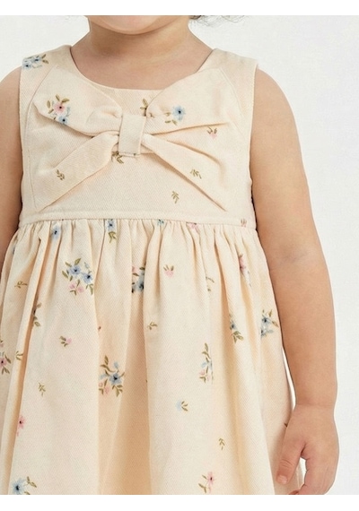 Xo Kids Kız Çocuk Elbise 1-4 Yaş 71602 KREM