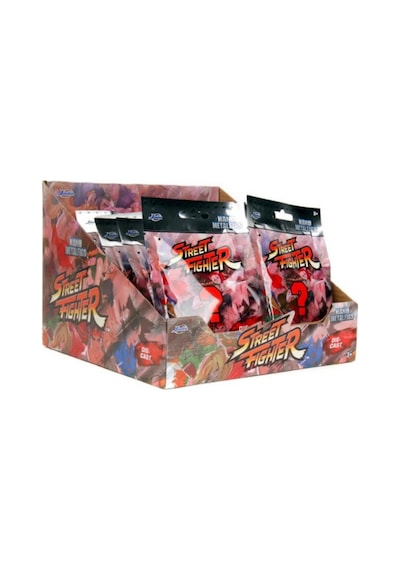 Street Fighter Sürpriz Paket Jada Nano Metal Die-cast Koleksiyon Figürü 1 Adet 4 Cm