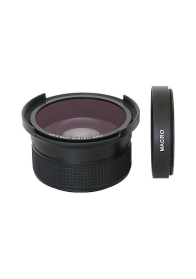 Raypro 58 MM 0.42x Super Geniş Açı Fisheye Balıkgözü + Makro Lens